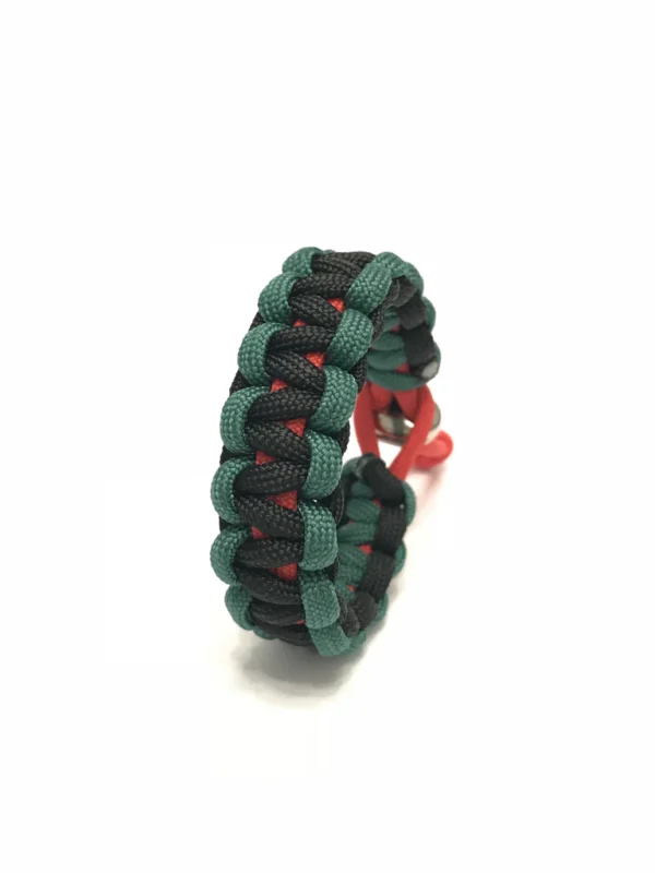 African American Flag Adjustable Paracord Jewelry Bracelet by Tru550 - Image 4