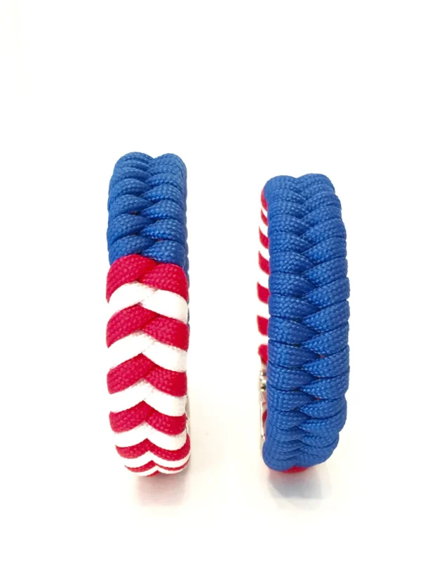 Tru550 Mens Jewelry American Flag Paracord Survival Bracelet - Image 6
