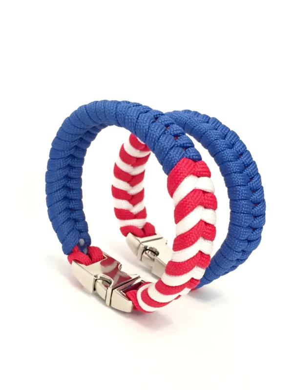 Tru550 Mens Jewelry American Flag Paracord Survival Bracelet - Image 9