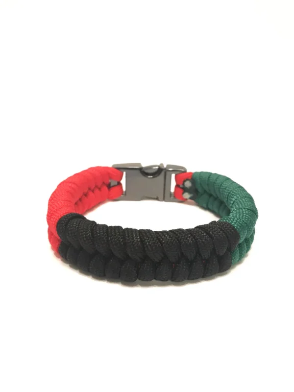 African American Flag Mens & Women Paracord Bracelet Jewelry