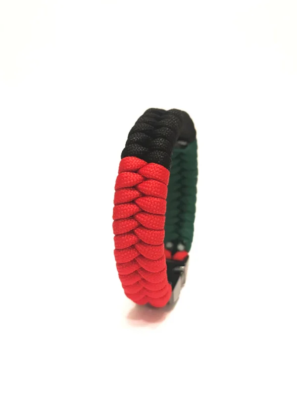 African American Flag Mens & Women Paracord Bracelet Jewelry - Image 5