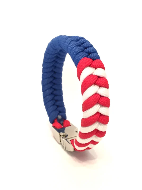 Tru550 Mens Jewelry American Flag Paracord Survival Bracelet - Image 8