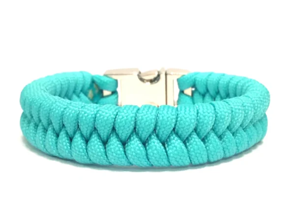 Tru550 Womens Jewelry Turquoise Paracord Survival Bracelet - Image 2