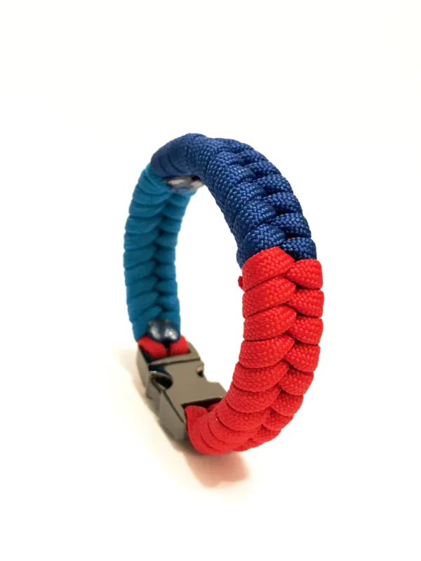 BMW M Series Three Colored Mens & Women Paracord Bracelet - Image 3