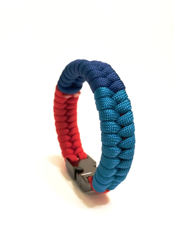 BMW M Series Three Colored Mens & Women Paracord Bracelet - Image 4