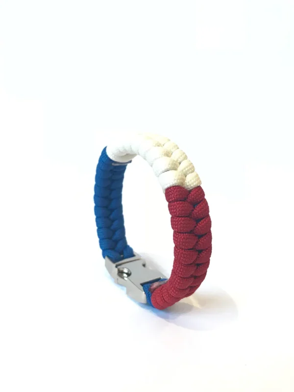Flag of France Mens & Women Paracord Bracelet Jewelry - Image 4