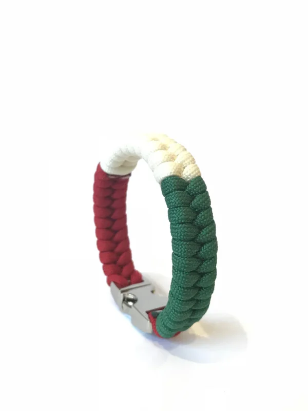 Italy Flag Mens & Women Paracord Survival Jewelry - Image 4