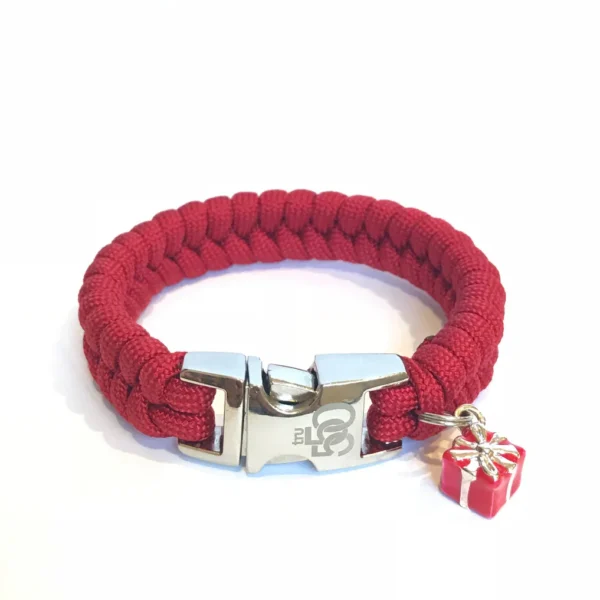 Valentine Red Box Women Paracord Survival Bracelet Jewelry