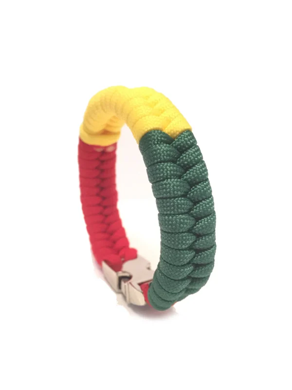 Tru550 Rasta Mens & Women Paracord Bracelet Jewelry