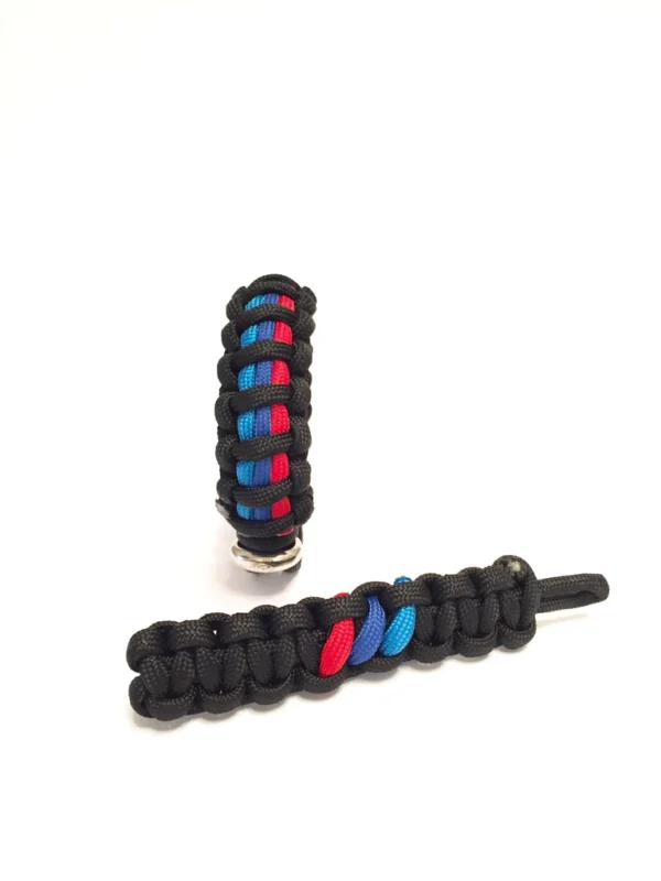 Tru550 Mens Jewelry BMW M Series Paracord Survival Keychain - Image 6