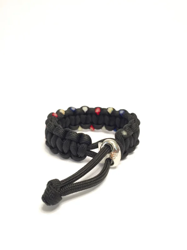 Tru550 Barber Pole Mens Jewelry Paracord Survival Bracelet - Image 4