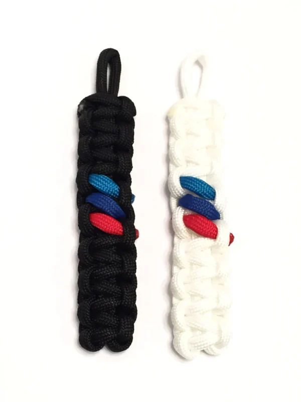 Tru550 Mens Jewelry BMW M Series Paracord Survival Keychain