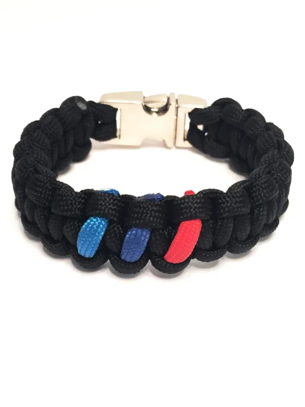 BMW M Series Mens Jewelry Limited Edition Paracord Bracelet - Image 4