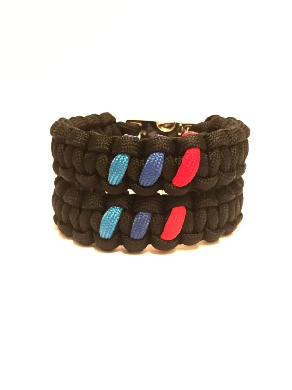 BMW M Series Mens Jewelry Limited Edition Paracord Bracelet - Image 3