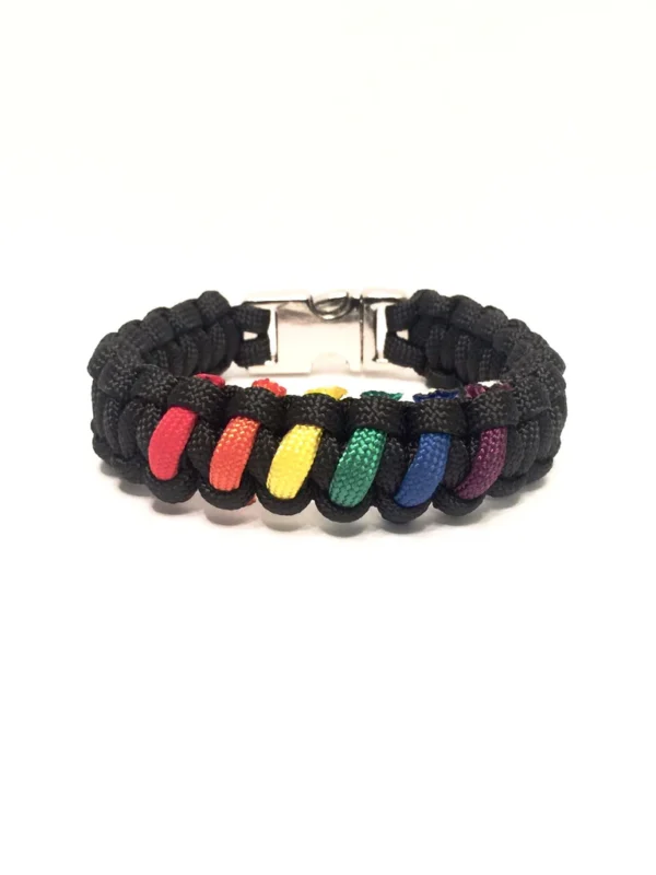 LGBT Gay Pride Rainbow Limited Edition Jewelry Paracord Bracelet - Image 7