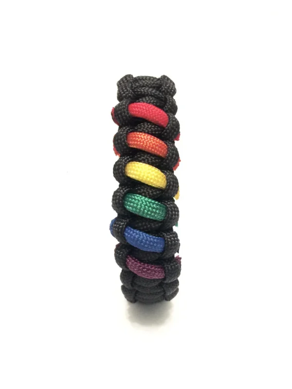 LGBT Gay Pride Rainbow Limited Edition Jewelry Paracord Bracelet - Image 5