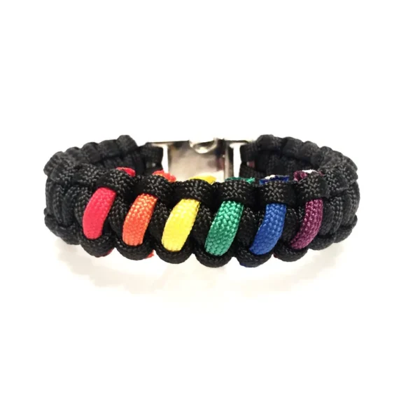 LGBT Gay Pride Rainbow Limited Edition Jewelry Paracord Bracelet