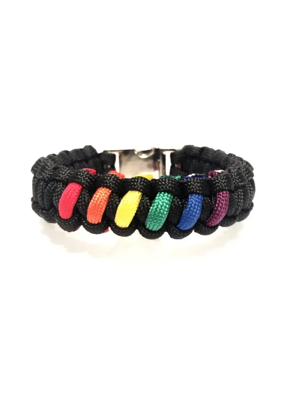 LGBT Gay Pride Rainbow Limited Edition Jewelry Paracord Bracelet