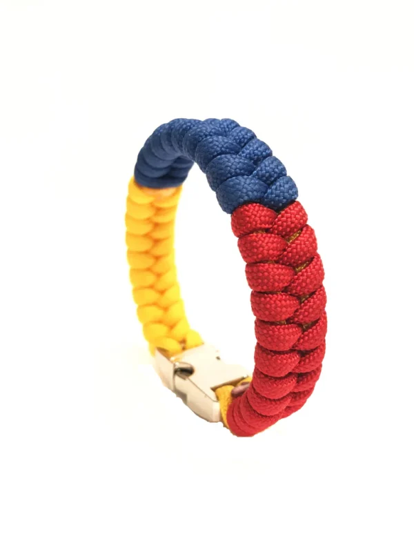 Flag of Colombia Mens & Women Paracord Bracelet Jewelry