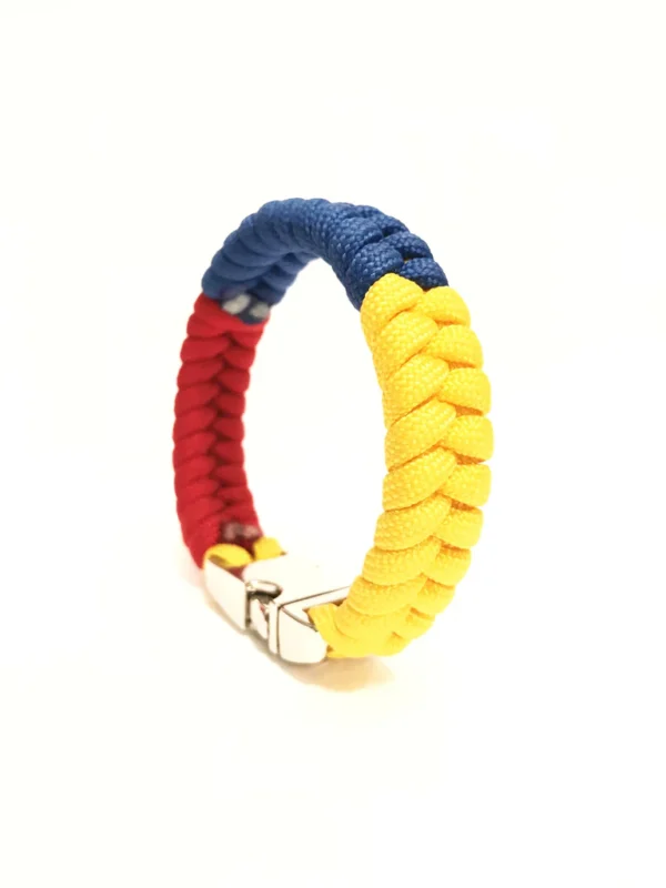 Flag of Colombia Mens & Women Paracord Bracelet Jewelry - Image 5